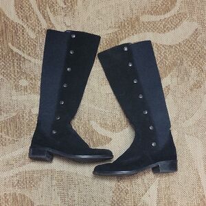 Vince Camuto Jacilla Black Knee Boots